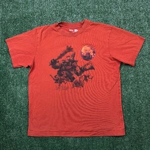 The Legend of Zelda Tears of the Kingdom Uniqlo T Shirt Men's Size S Orange Tee